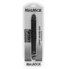 Real Rock Double Gode Straight Slim 30.5 x 3.5cm Noir